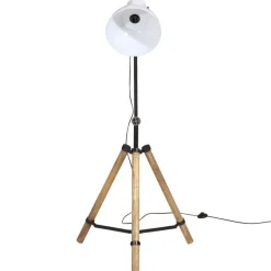Best vidaXL Golvlampa 25 W 75x75x90-150 cm E27 Vit