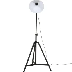 vidaXL Golvlampa 25 W 61x61x90/150 cm E27 Vit