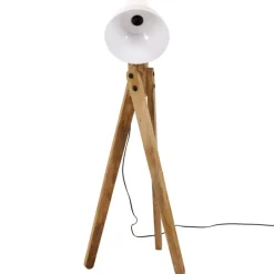 Outlet vidaXL Golvlampa 25 W 45x45x120 cm E27 Vit