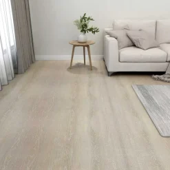 Discount vidaXL Golvplankor 55 pcs 5,11 m² PVC Beige