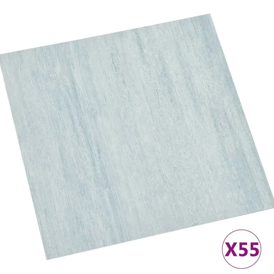 Discount vidaXL Golvplankor 55 pcs 5,11 m² PVC Grön