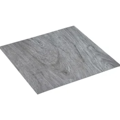 Hot vidaXL Golvplankor 55 pcs 5,11 m² PVC Ljusgrå