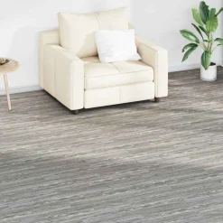 New vidaXL Golvplankor 36 pcs 5,02 m² PVC Mörkgrå