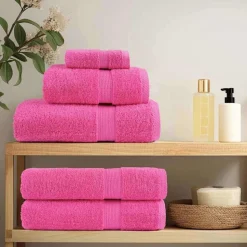 vidaXL Gästhandduk SOLUND 2 pcs Rosa 15 x 21 cm 550 gsm