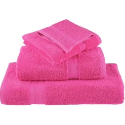 vidaXL Gästhandduk SOLUND 2 pcs Rosa 15 x 21 cm 550 gsm