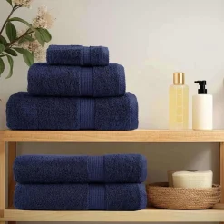Sale vidaXL Gästhandduk SOLUND 2 pcs Mörkblå 15 x 21 cm 550 gsm Marinblå