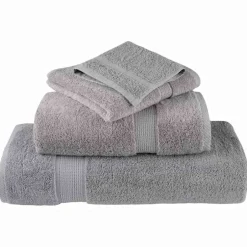Best vidaXL Gästhandduk SOLUND 2 pcs 15 x 21 cm 550 gsm Grå