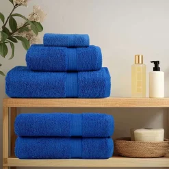 Sale vidaXL Gästhandduk SOLUND 2 pcs 15 x 21 cm 550 gsm Blå