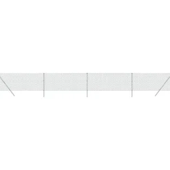 vidaXL Gunnebostängsel silver 1x10 m