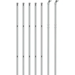 vidaXL Gunnebostängsel silver 1x10 m
