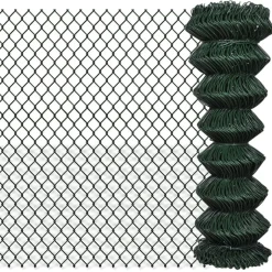 Clearance vidaXL Gunnebostängsel stål 1,25x15 m Grön