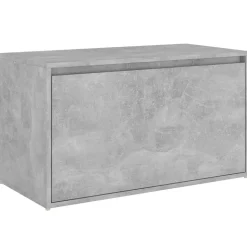 vidaXL Hallbänk betonggrå 80x40x45 cm konstruerat trä