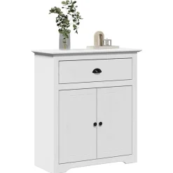 vidaXL Hallskåp BODO vit 80x35x90 cm