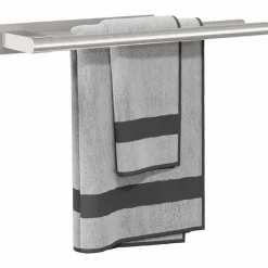 vidaXL Handdukshållare 40 x 9 x 4 cm Rostfritt stål Silver