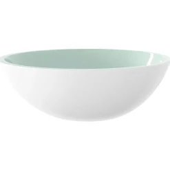vidaXL Handfat glas 50x37x14 cm vit