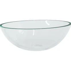 Clearance vidaXL Handfat glas 50x37x14 cm Transparent