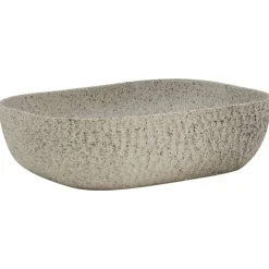 vidaXL Handfat grå rektangulär 48x37,5x13,5 cm keramik