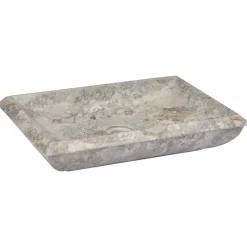 vidaXL Handfat grå 50x35x10 cm marmor