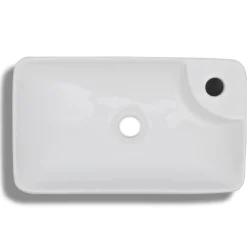 New vidaXL Handfat i keramik Vit
