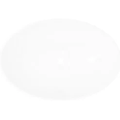 vidaXL Handfat ovalt 40 x 33 cm keramisk vit