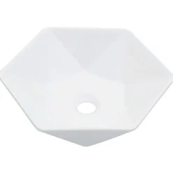 Sale vidaXL Handfat 41x36,5x12 cm keramik Vit