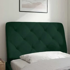 vidaXL Headboard Cushion Dark Green 80 cm Velvet