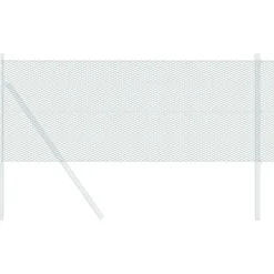 vidaXL Hexagonstängsel Grön 0,4 x 10 m PVC