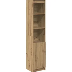 Clearance vidaXL Highboard hantverksmässig ek 37,5x35x180 cm konstruerat trä artisan ek