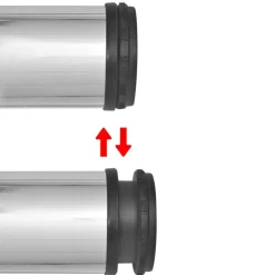 Clearance vidaXL Höjdjusterbara bordsben 4 st 710 mm Krom