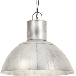 Sale vidaXL Hänglampa 25 W rund 48 cm E27 Silver