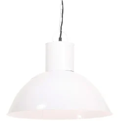 Online vidaXL Hänglampa 25 W rund 48 cm E27 Vit
