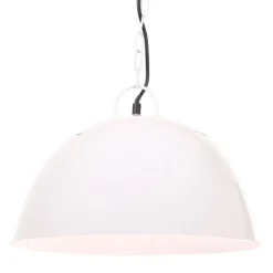 Hot vidaXL Hänglampa industriell vintage 25 W rund 41 cm E27 Vit