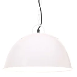Hot vidaXL Hänglampa industriell vintage 25 W rund 41 cm E27 Vit