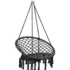 vidaXL Hängmatta 80 cm antracit