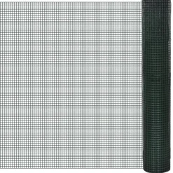 New vidaXL Hönsnät galvaniserat med PVC-beläggning 10x1 m Grön