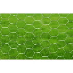 vidaXL Hönsnät galvaniserat stål 25x0,5 m silver