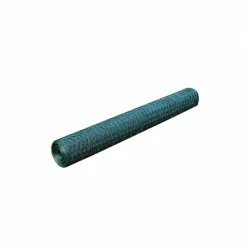 vidaXL Hönsnät med PVC-beläggning 25x0,5 m grön