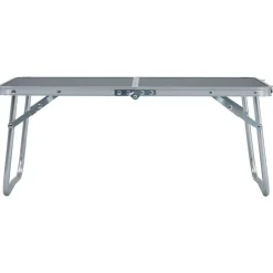 Best vidaXL Hopfällbart campingbord aluminium 60x40 cm Grå