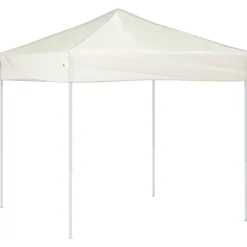 Discount vidaXL Hopfällbart partytält gräddvit 2x2 m Kräm