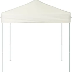 Discount vidaXL Hopfällbart partytält gräddvit 2x2 m Kräm