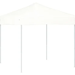 vidaXL Hopfällbart partytält vit 2x2 m