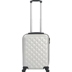 vidaXL Hård resväska blank silver ABS
