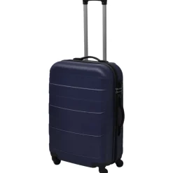 Discount vidaXL Hårda resväskor på hjul 3 st 45,5/55/66 cm Blå