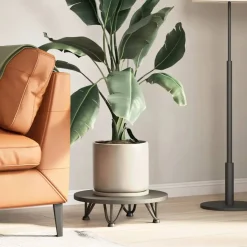 vidaXL Hårnålsben för soffbord 4 st antracit 10 cm massivt stål