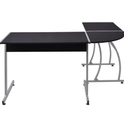 New vidaXL Hörnskrivbord L-formad Svart
