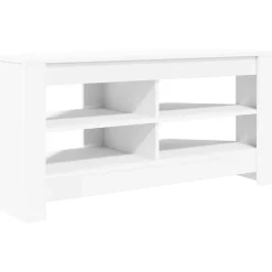vidaXL HörnTVSkåp Vit 102 x 40,5 x 45 cm Konstruerat trä