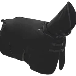 New vidaXL Hästdyna Mörkgrön och 75 cm Polyester Svart