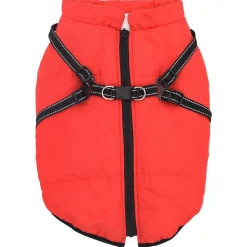 vidaXL Hund Kappa Röd L48 Fleece och Polyester