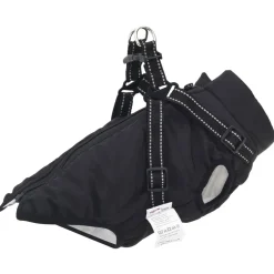 Outlet vidaXL Hund Kappa L24 Fleece och Polyester Svart