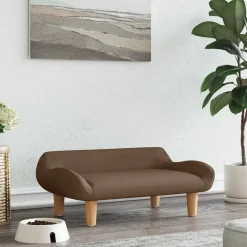 Discount vidaXL Hundbädd 70x40x24 cm tyg Brun